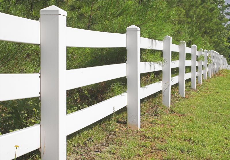 White Vinyl Fence
